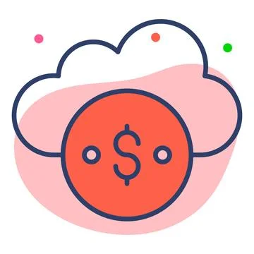 Here is a modern hand drawn icon of website maintenance service Illustrazione stock