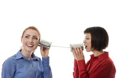 Here to talk Foto stock