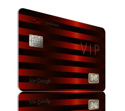 Here is a VIP or preferred customer credit card. Stock Illustration