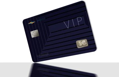 Here is a VIP or preferred customer credit card. Stock Illustration