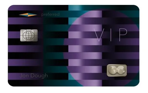 Here is a VIP or preferred customer credit card. Stock Illustration