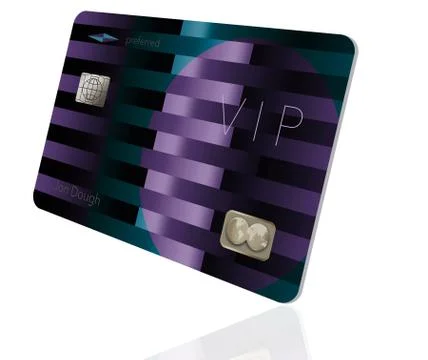 Here is a VIP or preferred customer credit card. Stock Illustration