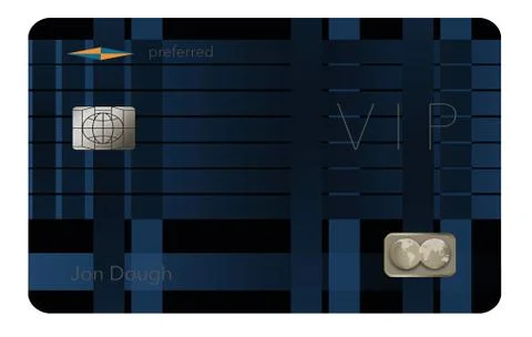 Here is a VIP or preferred customer credit card. Stock Illustration