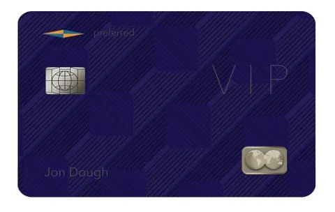 Here is a VIP or preferred customer credit card. Stock Illustration