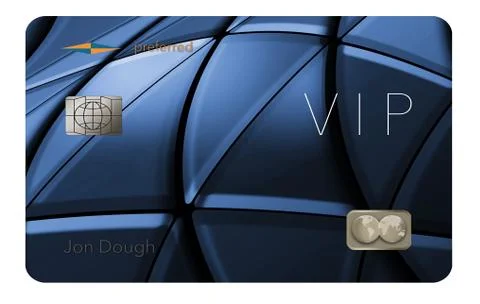 Here is a VIP or preferred customer credit card. Stock Illustration