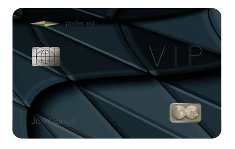 Here is a VIP or preferred customer credit card. Stock Illustration