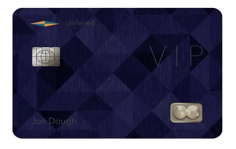 Here is a VIP or preferred customer credit card. Stock Illustration