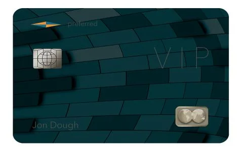 Here is a VIP or preferred customer credit card. Stock Illustration