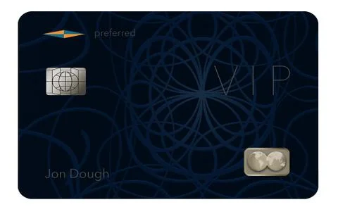 Here is a VIP or preferred customer credit card. Stock Illustration