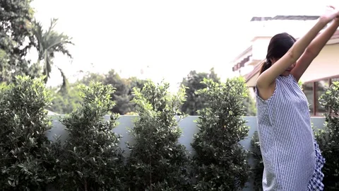 Here is your breakfast darling. Stock Footage 100440159