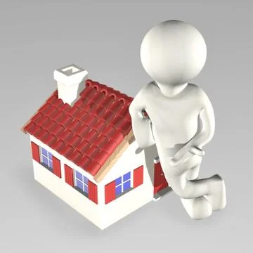 Here is your house Stock Illustration
