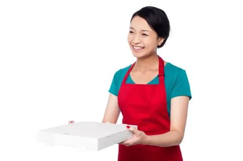 Here is your order sir! Stock Photos