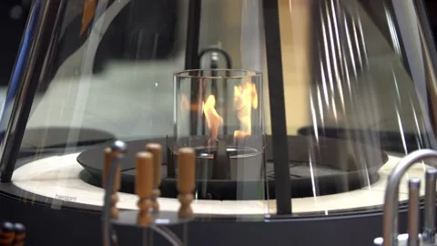Hergam decorative artificial fireplace working 库存影片 88078035