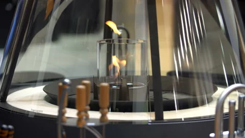 Hergam decorative artificial fireplace working 库存影片 88691192