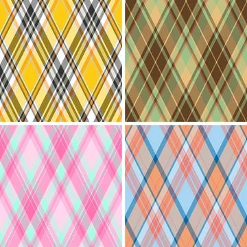 Heritage argyle texture adapted modern digital use. Clasic diamonds feel meet Stock Illustration