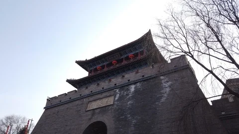 Heritage building in China Stock Footage 124943918