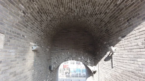 Heritage building in China Stock Footage 124944092