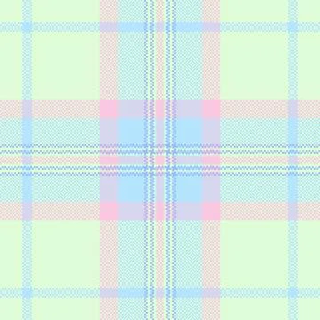 Heritage fabric seamless textile, checked tartan texture pattern. Tweed pla.. Stock Illustration
