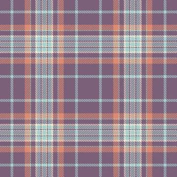 Heritage fabric texture seamless, copy space tartan check textile. Grid vec.. Stock Illustration