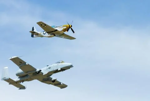 Heritage flight in action Foto stock