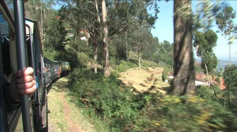 Heritage stream train Stock Footage 332306