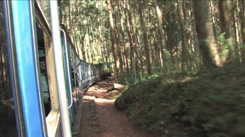Heritage stream train Stock Footage 332318