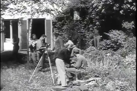 Hermann Goering interviewed by members of the US and British press - 1945 Stock Footage 93845093