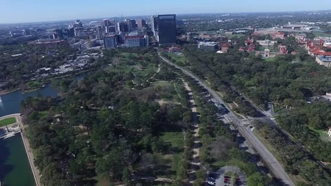 HERMANN PARK HOUSTON TEXAS SAM HOUSTON Stockbeeldmateriaal 73308901