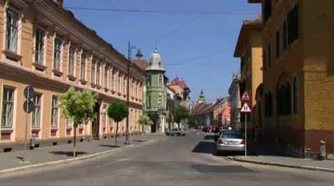 Hermannstadt strasse Stock Footage 11909651