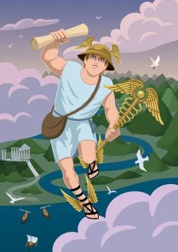 Hermes Stock Illustration
