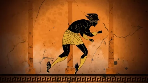 Hermes swift messenger of the gods Stock-Footage 322805653