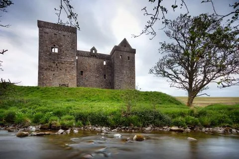 Hermitage castle Foto stock