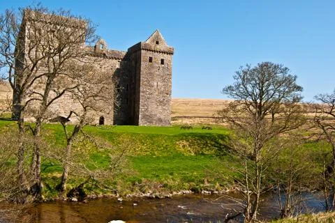 Hermitage Castle Stock Photos