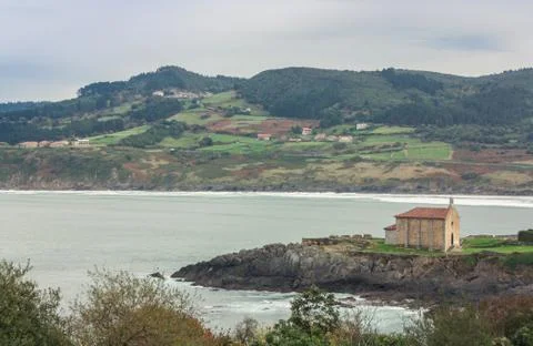 Hermitage on the coast Stock Photos