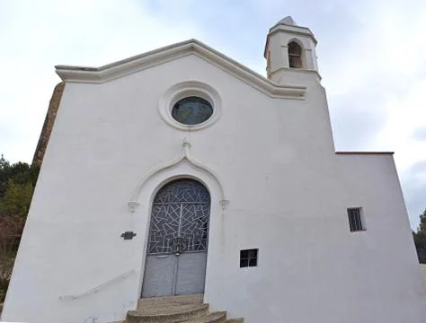 Hermitage of Sant Joan de Blanes, Catalonia Spain. Stock Photos