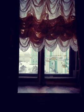 Hermitage Window View 库存照片