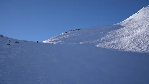Hermon Mountain Ski Resort אתר הסקי של הר החרמון 库存影片 85560650