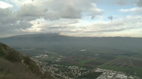 Hermon timelapse Stockbeeldmateriaal 752244