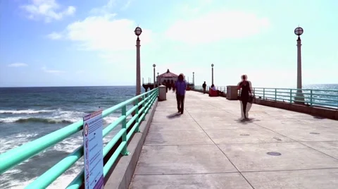 Hermosa Beach Pier Stock Footage 51267785