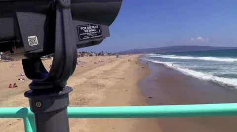 Hermosa Beach Pier 스톡 동영상 51267825