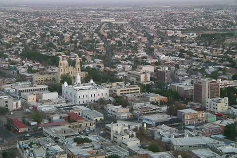 Hermosillo cityscape Stock Footage 16014841