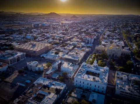 Hermosillo at Dusk Stock Photos