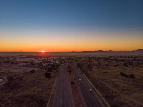 Hermosillo at Sunset 1 Stock Photos