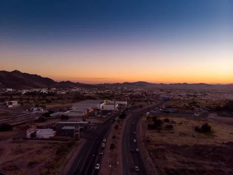 Hermosillo at Sunset 3 Stock Photos