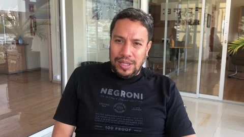 Hernán Pacurucu: "Cuenca can no longer be perceived without a Biennale", Quito,  Stock Footage 295378748