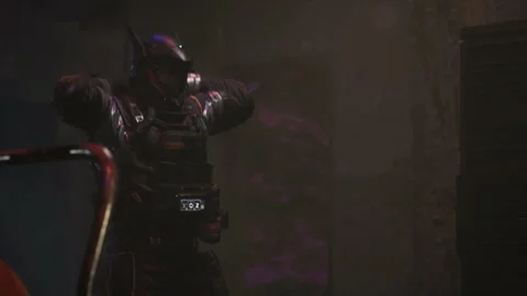 The hero make hand up behind his head and moves to surrender 01 Stock Footage 205878855