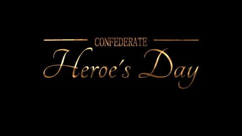 Heroes day gold Stock Footage 295017065