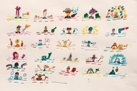 Heroes Stock Illustration