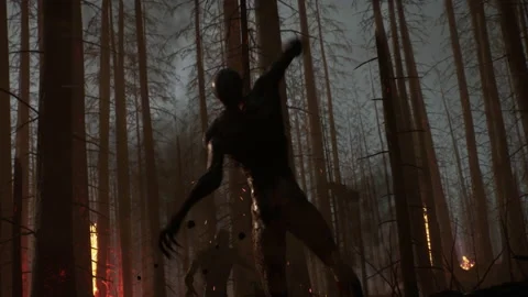 Heroes shoot zombies attack and kill them 04 Stock Footage 232185576