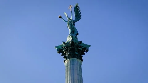 Heroes' Square, Budapest Stock Footage 221197364